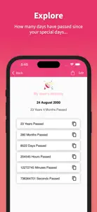 My Love Anniversary Tracker screenshot #5 for iPhone