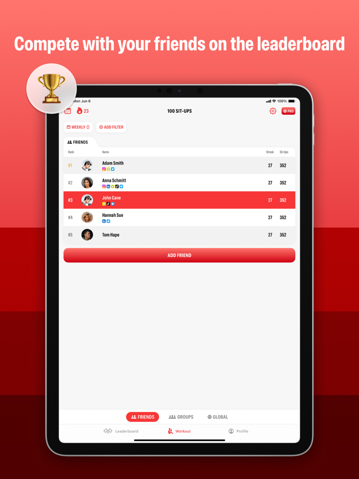 100 Sit-Ups Six Pack Trainer