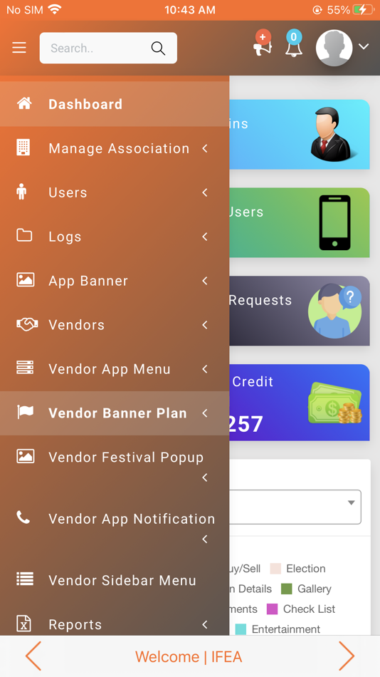 #3. Master Admin IFEA (iOS) Podle: Communities Heritage Private Limited