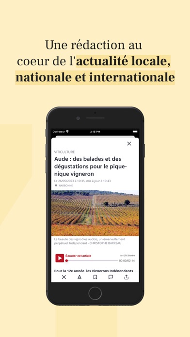 Screenshot #2 pour L'Indépendant, Actus locales