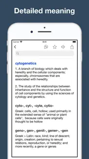 biology: roots, terms iphone screenshot 3