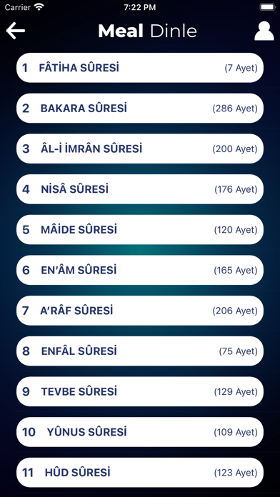 Kur'an Meali Dinle Screenshot
