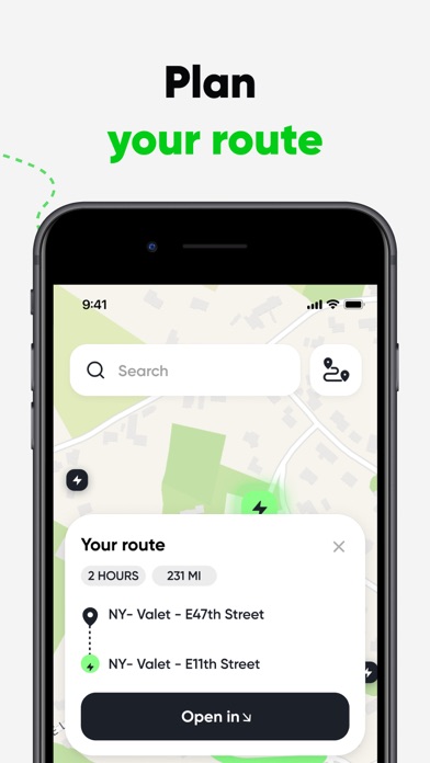 EV Chargepoint map Screenshot