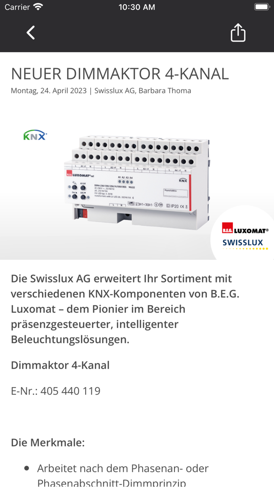 #2. KNX Swiss (iOS) 由: KNX Swiss