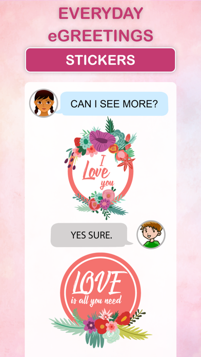 Everyday eGreetings Stickers Screenshot