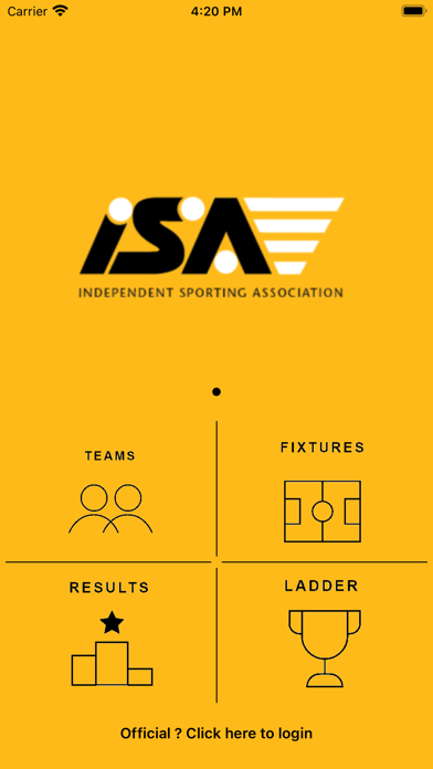 ISA Sports Screenshot