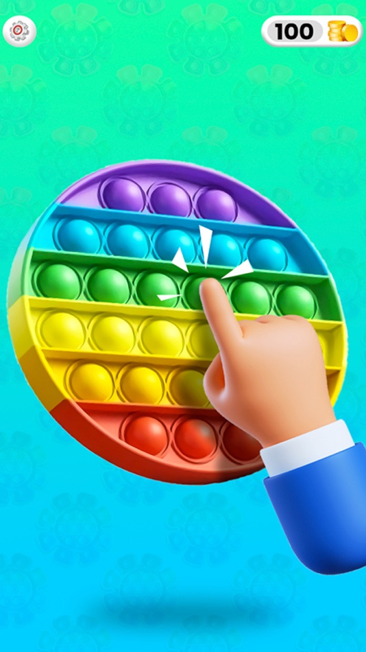 #1. Antistress Fidget Toy Popit (iOS) Bởi: Raham Aftab Aftab Ahmad Saddique