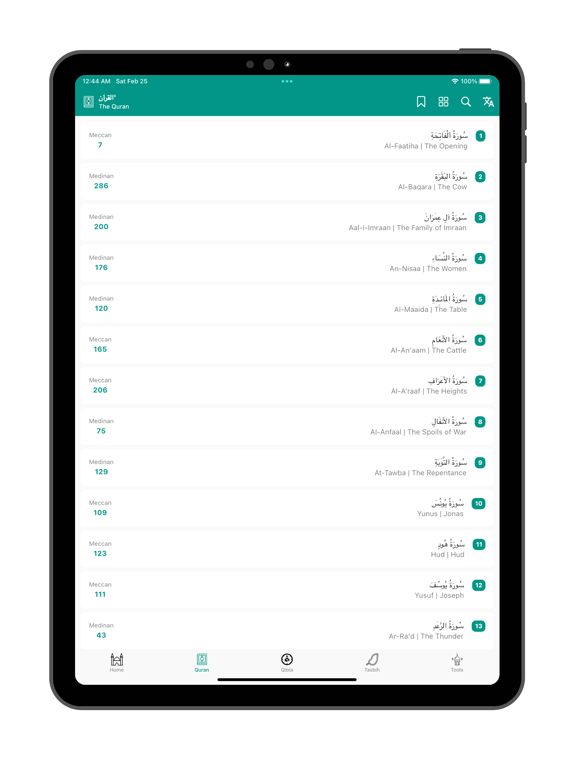 IslamicBrain: Elite Muslim App iPad screenshot 2 - Productivity app