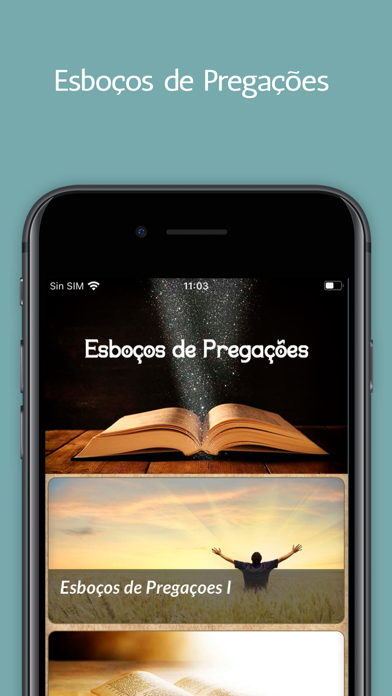 Esboços e Bíblia Sagrada Screenshot