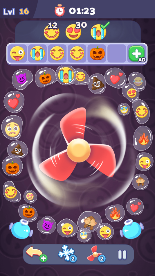 #4. Emoji Bubble Match3 (iOS) 由: CYMPL Studios Private Limited