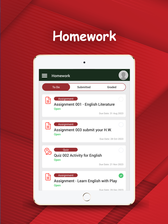 App screenshot