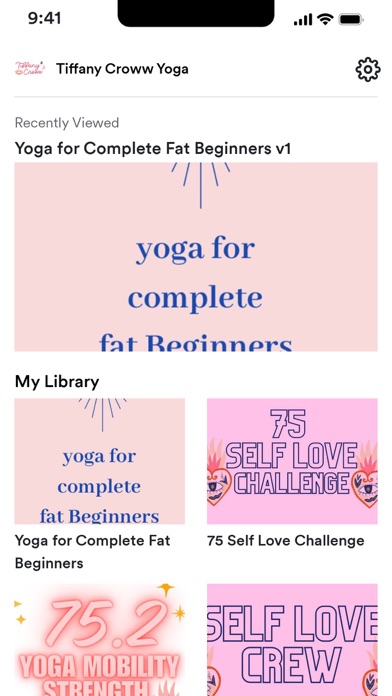 Tiffany Croww Yoga Screenshot