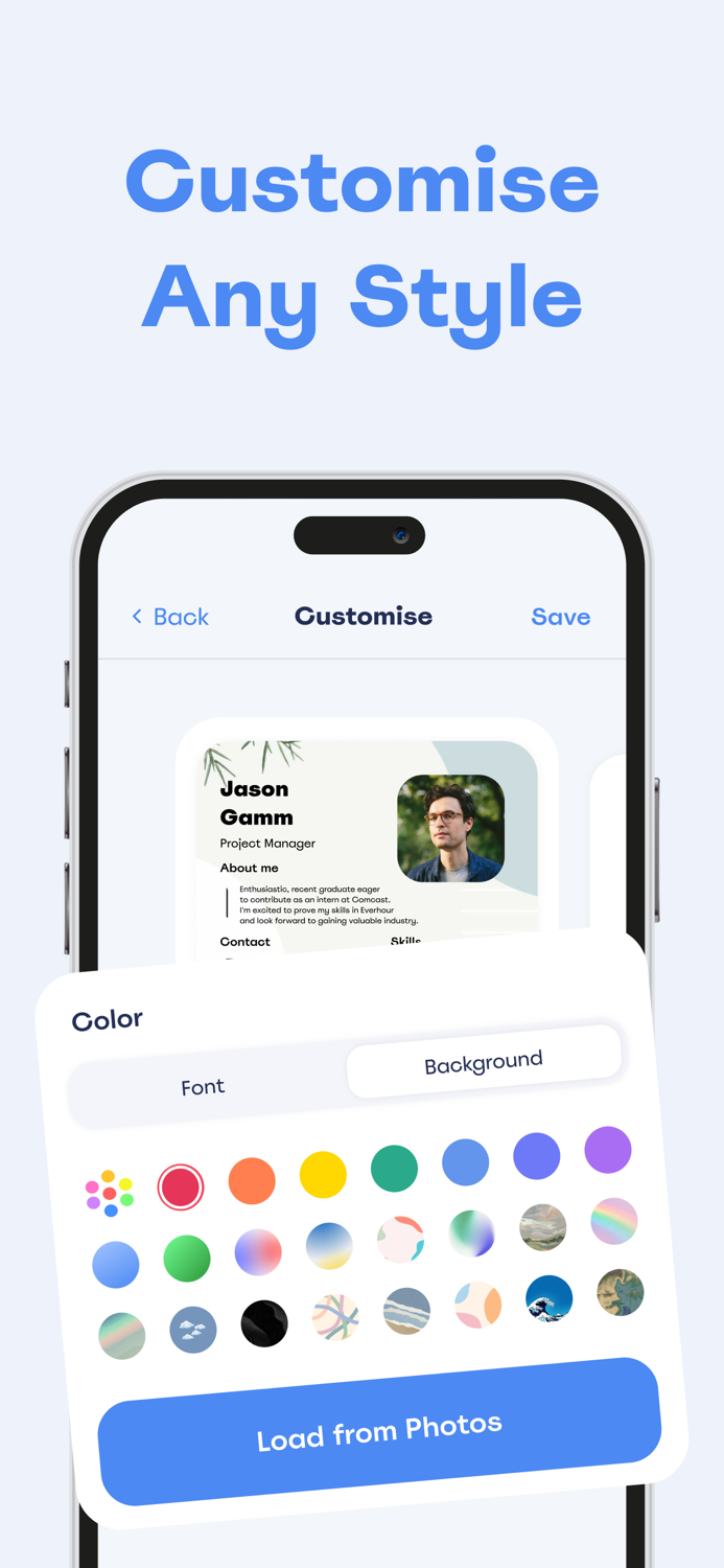 The resume builder арр