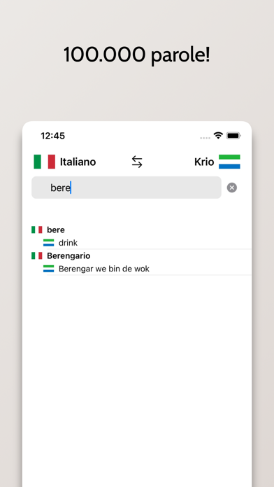 Screenshot #2 pour Dizionario Krio-Italiano