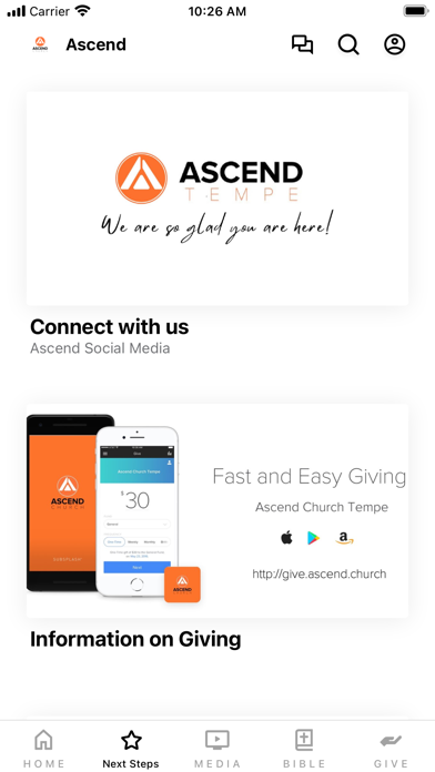 Ascend Church Tempe Screenshot