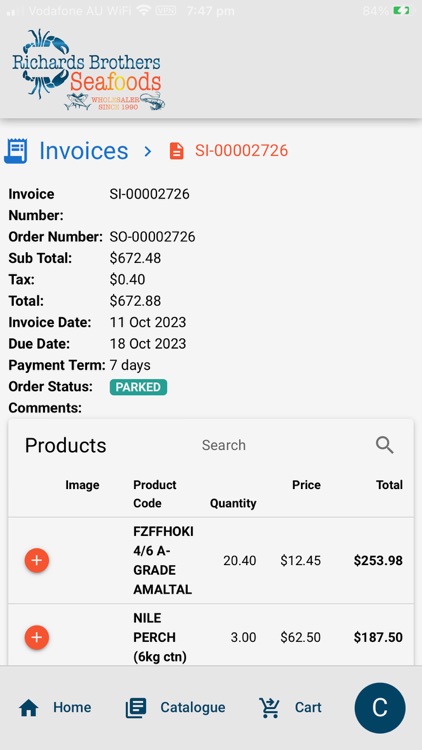 Richards Brothers Seafoods screenshot-6