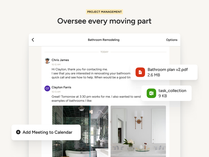 Houzz Pro Business Management