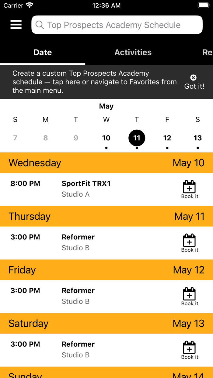 Top Prospects Academy