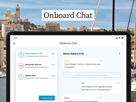 AIDA Cruises iPad screenshot 4 - Travel app