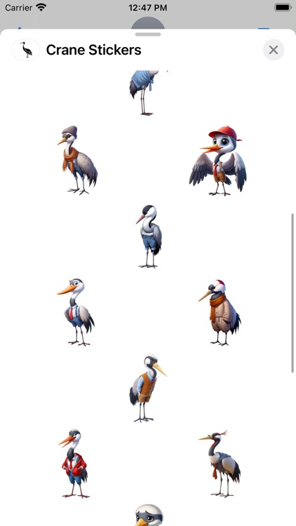 Crane Stickers
