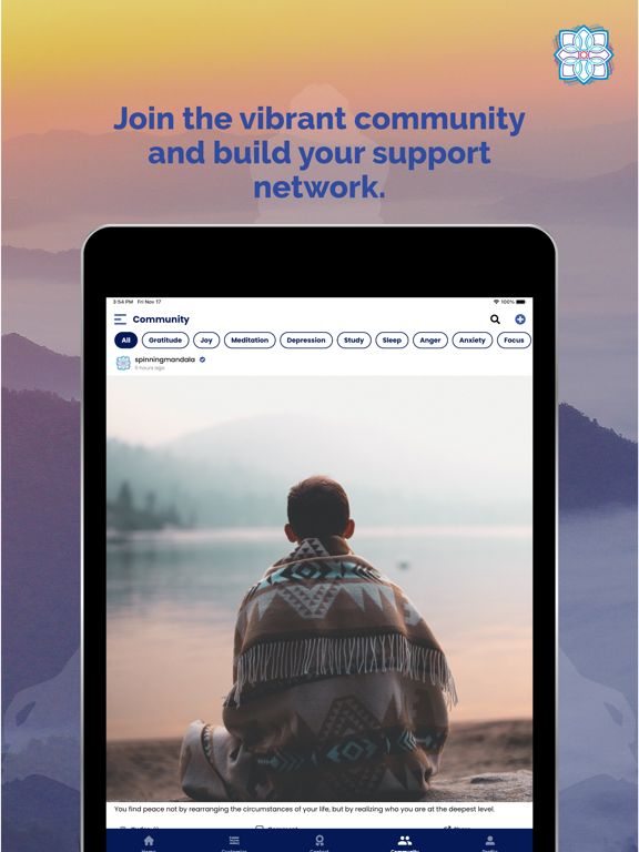Spinning Mandalas iPad screenshot 4 - Lifestyle app