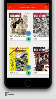 comic book creator magazine iphone screenshot 1