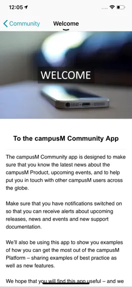 Game screenshot campusM Community apk