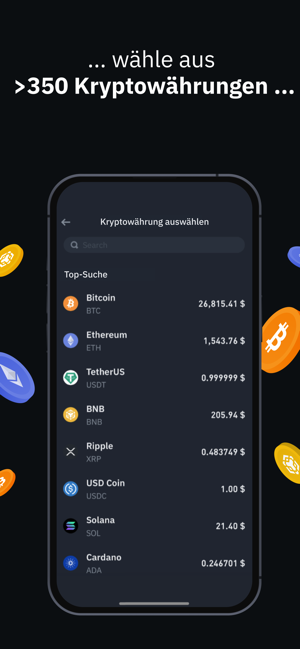 ‎Binance: Kaufe BTC & Krypto Screenshot