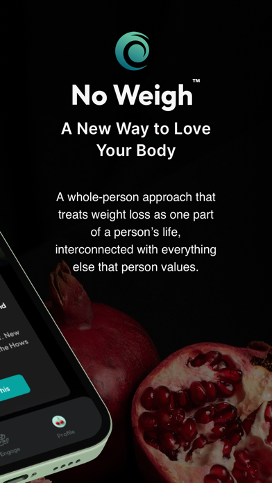 No Weigh: Weight Loss App Screenshot