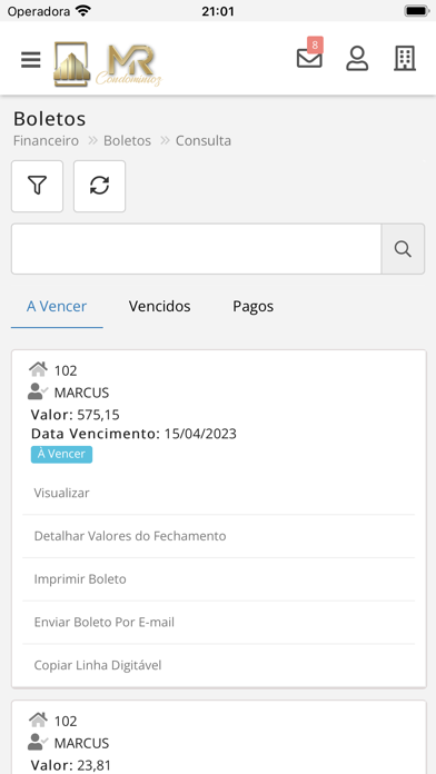 MR ADM CONDOMÍNIOS Screenshot