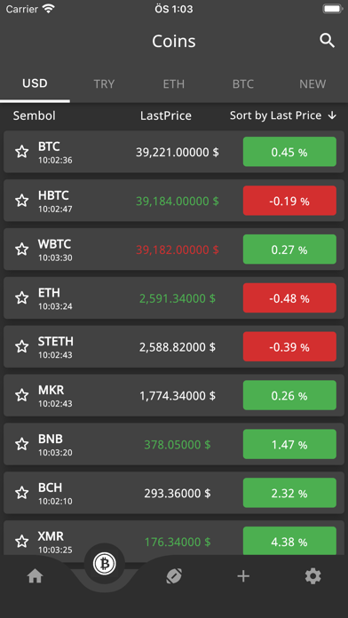 Crypto Alarm Screenshot