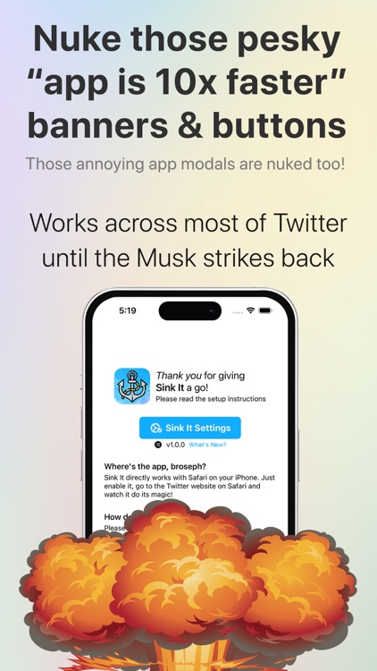 Sink It for Twitter/X