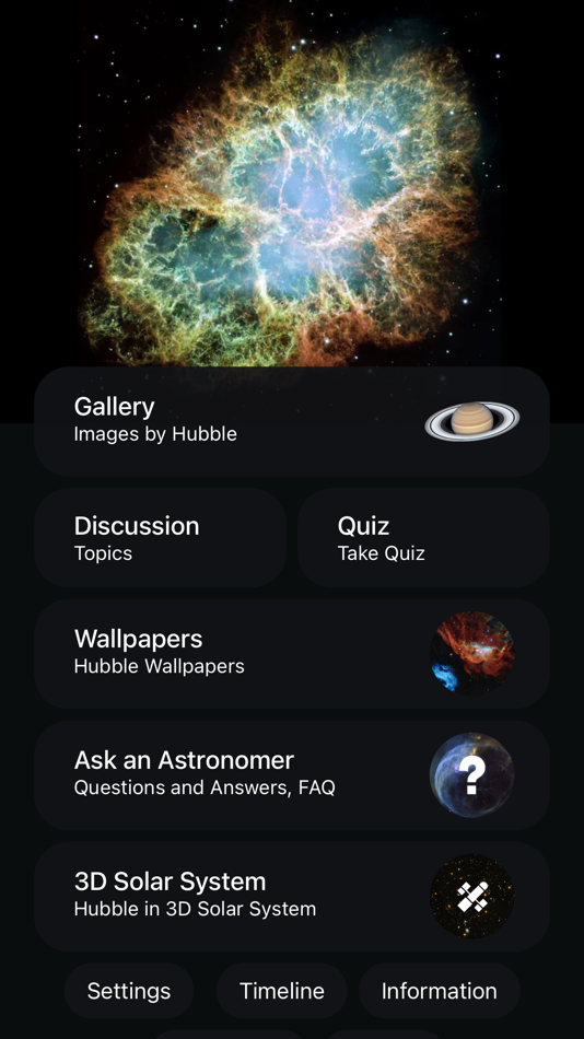 #1. Hubble Space Telescope Tracker (iOS) Podle: KAKHA GIORGASHVILI