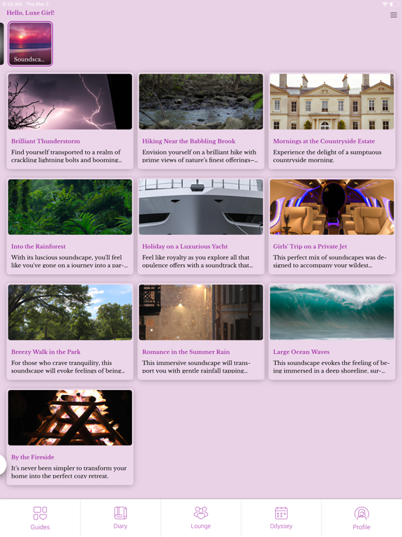 Luxe Girl iPad screenshot 3 - Lifestyle app