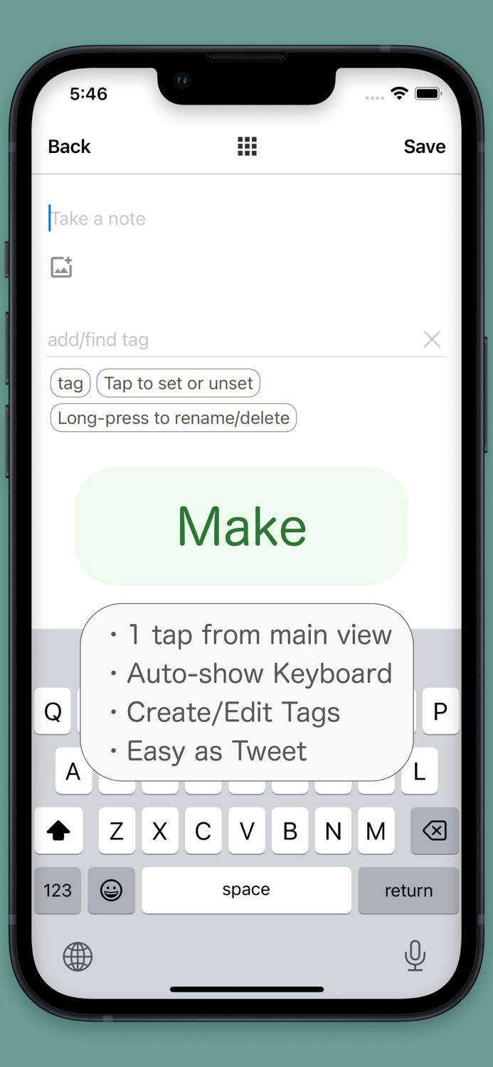 Roamee - many Notes and Tags