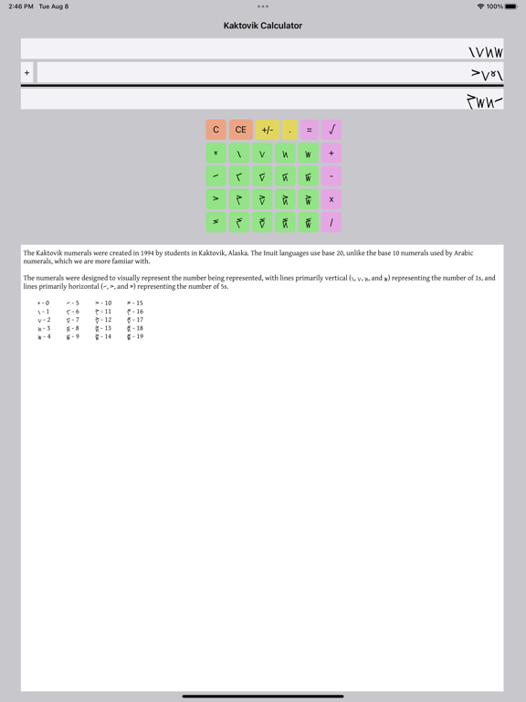 Screenshot #4 pour Kaktovik Numeral Calculator