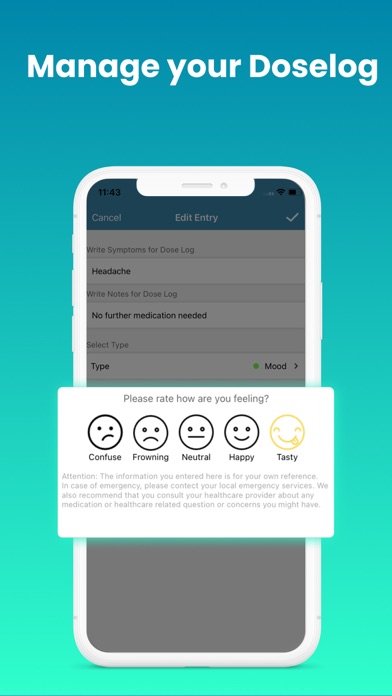 Dosecast: My Pill Reminder App Screenshot