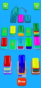 Color Card Shuffle Sort Games screenshot #2 for iPhone