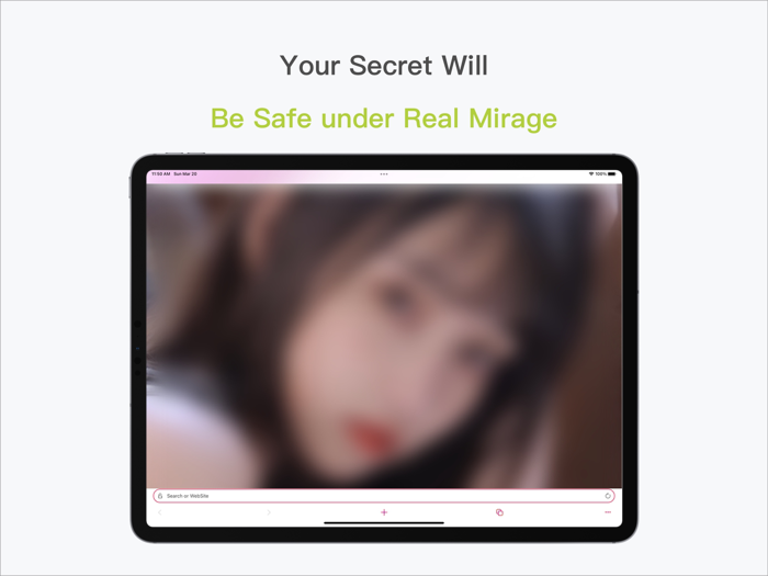 Multi-space private browser