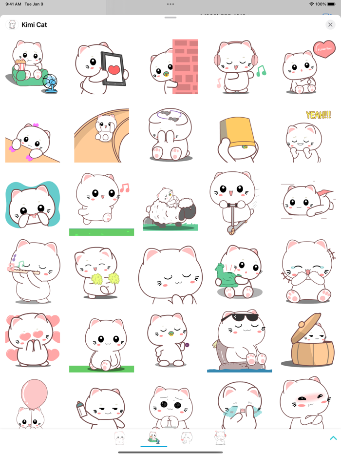 Kimi Cat Stickers
