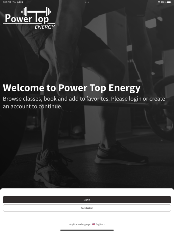 App screenshot