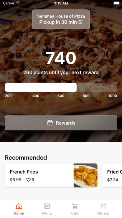Semmes House of Pizza Screenshot