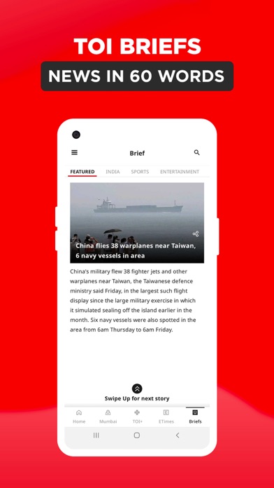 The Times of India - News App Screenshot