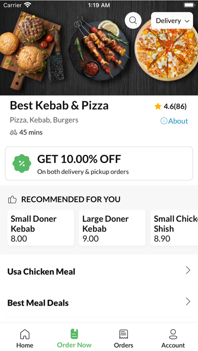 Best Kebab and Pizza Tredegar Screenshot