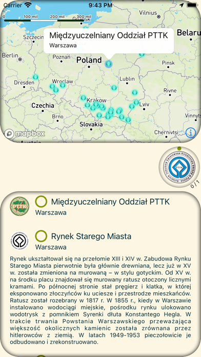 Unesco Heritage - PTTK Trail Screenshot