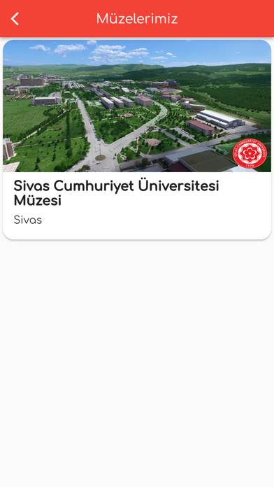 CÜ Müze Rehberi Screenshot