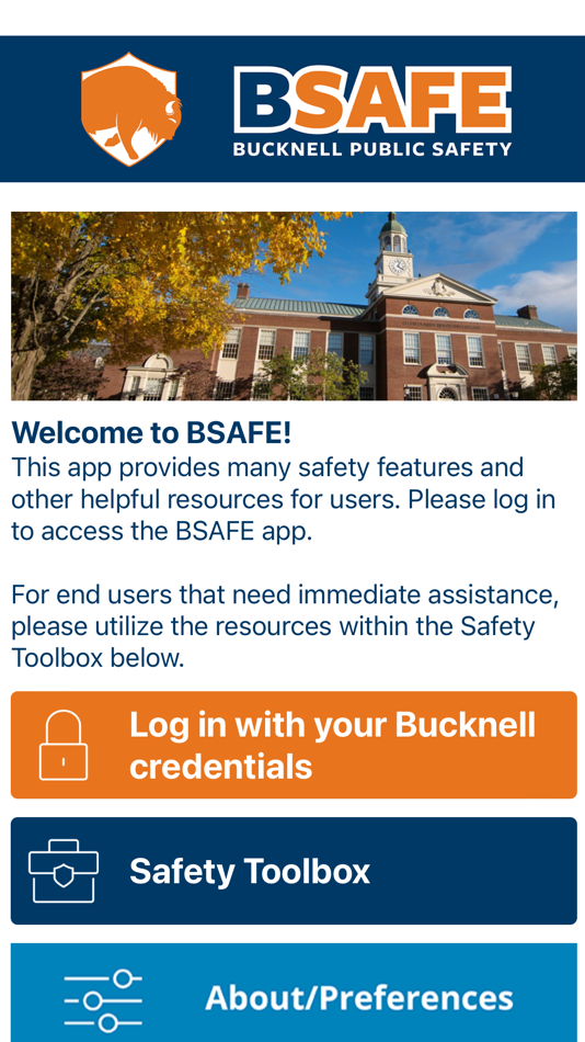 BSAFE- Bucknell U's Safety App - 1.0 - (iOS)