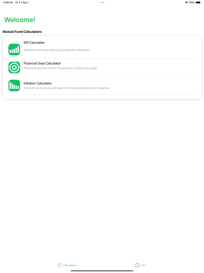 Mutual Fund Calculator - Calc