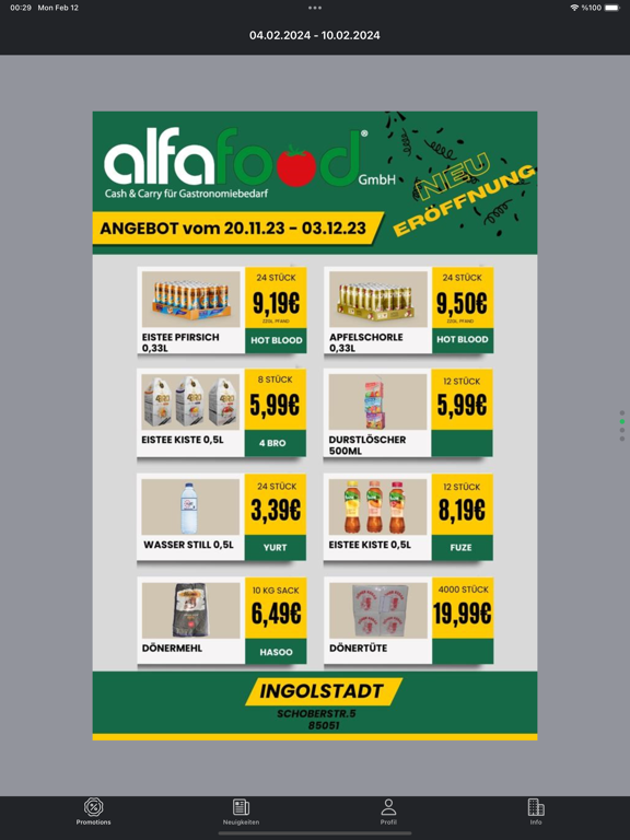 Screenshot #5 pour Alfafood Angebot App