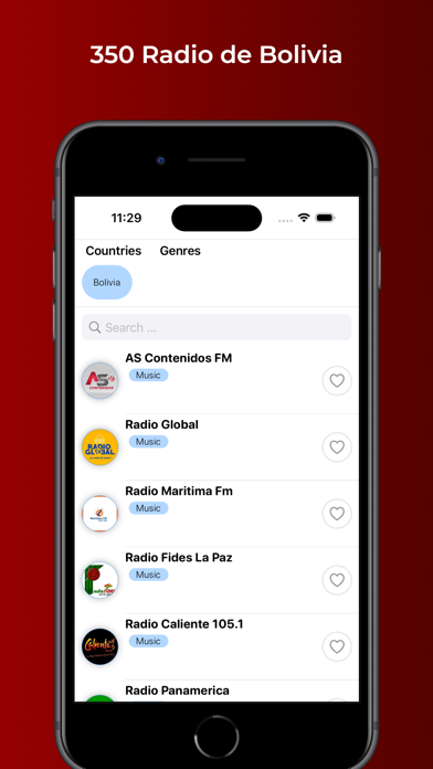 Emisoras de radio Bolivianas Screenshot